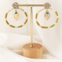 Jewellery made of coconut disc beads: