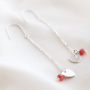 This is how you make the cutest earrings and bracelets with 925 Silver charms and findings: