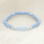 With top faceted beads you can make trendy bracelets and earrings: