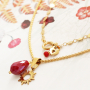 You can create this stylish jewellery with the new stainless steel charms: