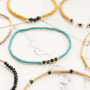 This is how you make bracelets and earrings with Miyuki seed beads: 