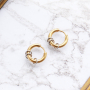 This is how you combine gold and silver in trendy jewellery made of stainless steel: