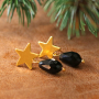 How to make earrings and angels with top faceted and Polaris Elements drop beads: