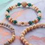 How to make cute jewellery with natural stone beads jade