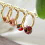 Get inspired and make these trendy earrings and bracelets with the natural stone disc carms and faceted beads! 