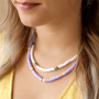 Create the cutest anklets and necklaces with the colourful Katsuki disc beads 