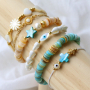 How to make stylish but also playful jewellery with shell beads: