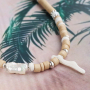 Summery bracelets and necklaces with various DQ Greek ceramic beads 