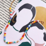 Get started with the glass beads rondelle in the trend shape of this year! 