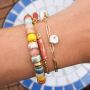 Design trendy jewellery with DQ Greek ceramic gold spot beads