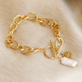 Make beautiful jewellery with large freshwater pearls, sophisticated stainless steel materials and bold clasps.