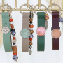 Endless variations with Cuoio keychains