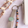 Endless variations with Cuoio keychains