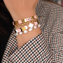 Create original jewellery with these tile beads in various shapes and colours