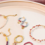Combine glass seed beads metallic for a beautiful outcome