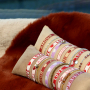 Get creative with ribbon text and smart bead stoppers