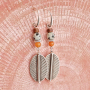 Earring inspiration with metal beads and charms