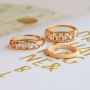 Combine various rings to create an elegant look