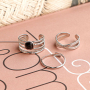 This is the way to combine stainless steel rings
