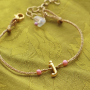 Get creative and create bracelets and necklaces with letter beads