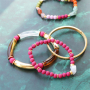 Design various pieces of jewellery with acrylic beads