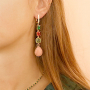 Incorporate crystal glass charms into beautiful jewellery sets
