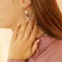 Incorporate crystal glass charms into beautiful jewellery sets