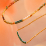 Ideas for designing jewellery with faceted beads