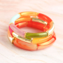 Get inspired and create bracelets with acrylic tube beads