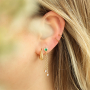 Create elegant earrings with brass TQ metal earrings