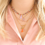 Jewellery inspiration with colourful Resin Mano fico pendants