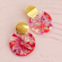How to design summer earrings with resin pendants own designs