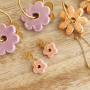 Get to work with DQ Greek ceramic flowers for elegant jewellery