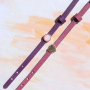 Making fancy bracelets with Cuoio bracelets
