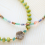 Get creative with colourful natural stone beads
