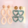 How to use top facet charms in trendy earrings