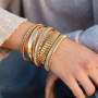 Mix & match stainless steel bangle bracelets