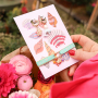 Inspiration time with ribbon text and unique jewellery cards