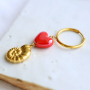 Create cheerful earrings with stainless steel earrings creole with eyelet