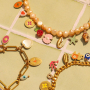 Create a unique collection with our stainless steel charms with enamel