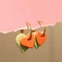 Create unique earrings, necklaces, and bracelets with DQ Greek ceramic heart