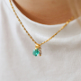 Creating statement necklaces with zirconia glass charms