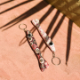 Decorate your accessories with our floral fish-shaped keychains
