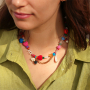 Colourful jewellery inspiration with acrylic beads