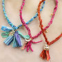 Get inspired by the diversity of silk sari ribbon and DQ metal sliders