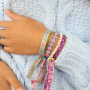 Create unique bracelets, keychains, and gifts with ribbon text 
