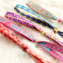 Create unique bracelets, keychains, and gifts with ribbon text 
