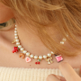 Create joyful bag decorations with Christmas resin pendants