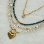 Create unique earrings and necklaces with top facet beads