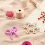 Design Christmas pendants with acrylic beads